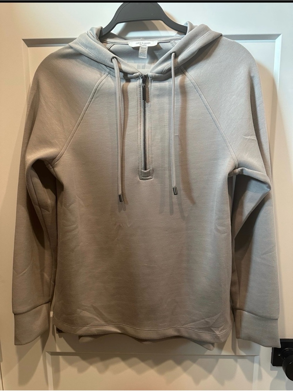 Cable and Gauge grey hoodie